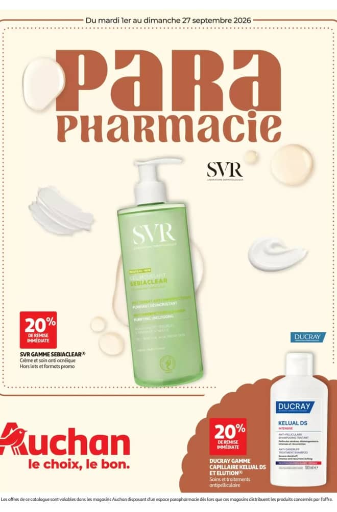 Couverture du catalogue Auchan, valable 1–27 septembre 2026