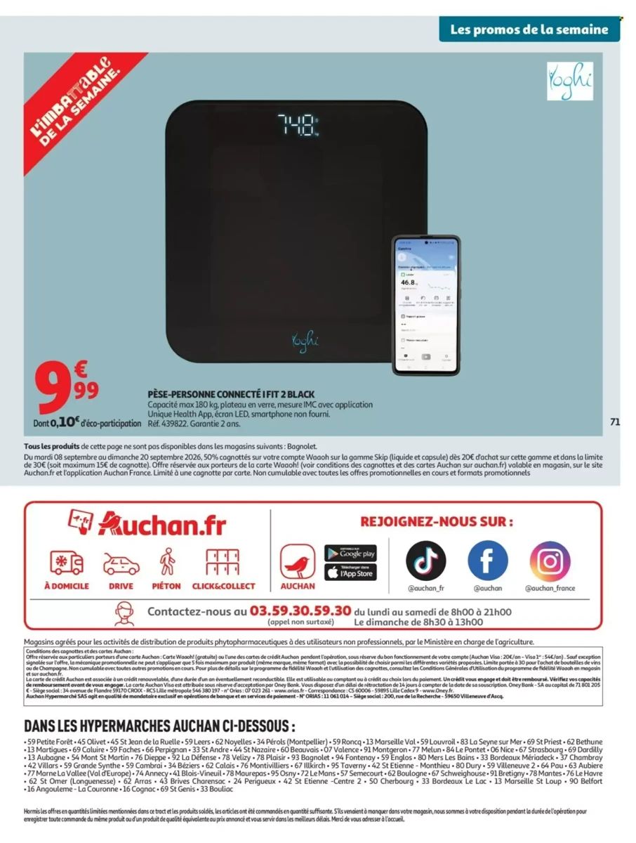 Catalogue Auchan, page 73 sur 76