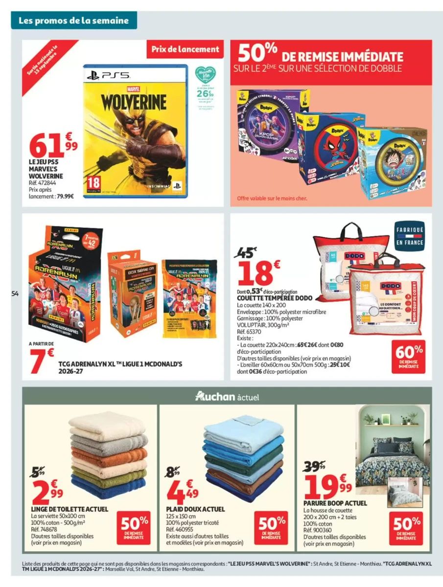 Catalogue Auchan, page 54 sur 60