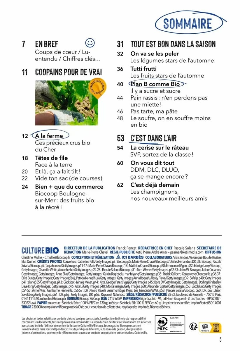 Catalogue Biocoop, page 5 sur 68