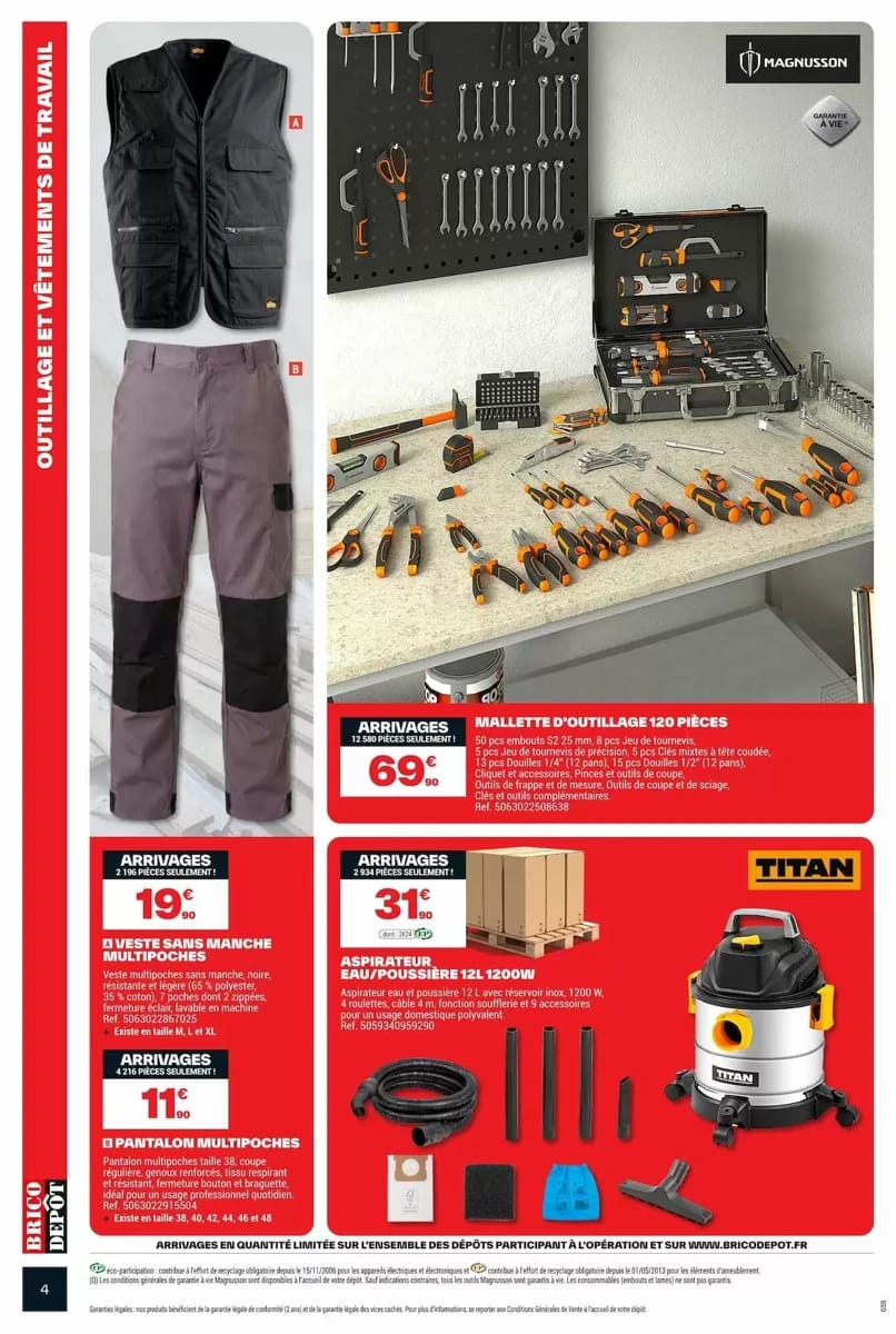 Catalogue Brico Dépôt, page 4 sur 24