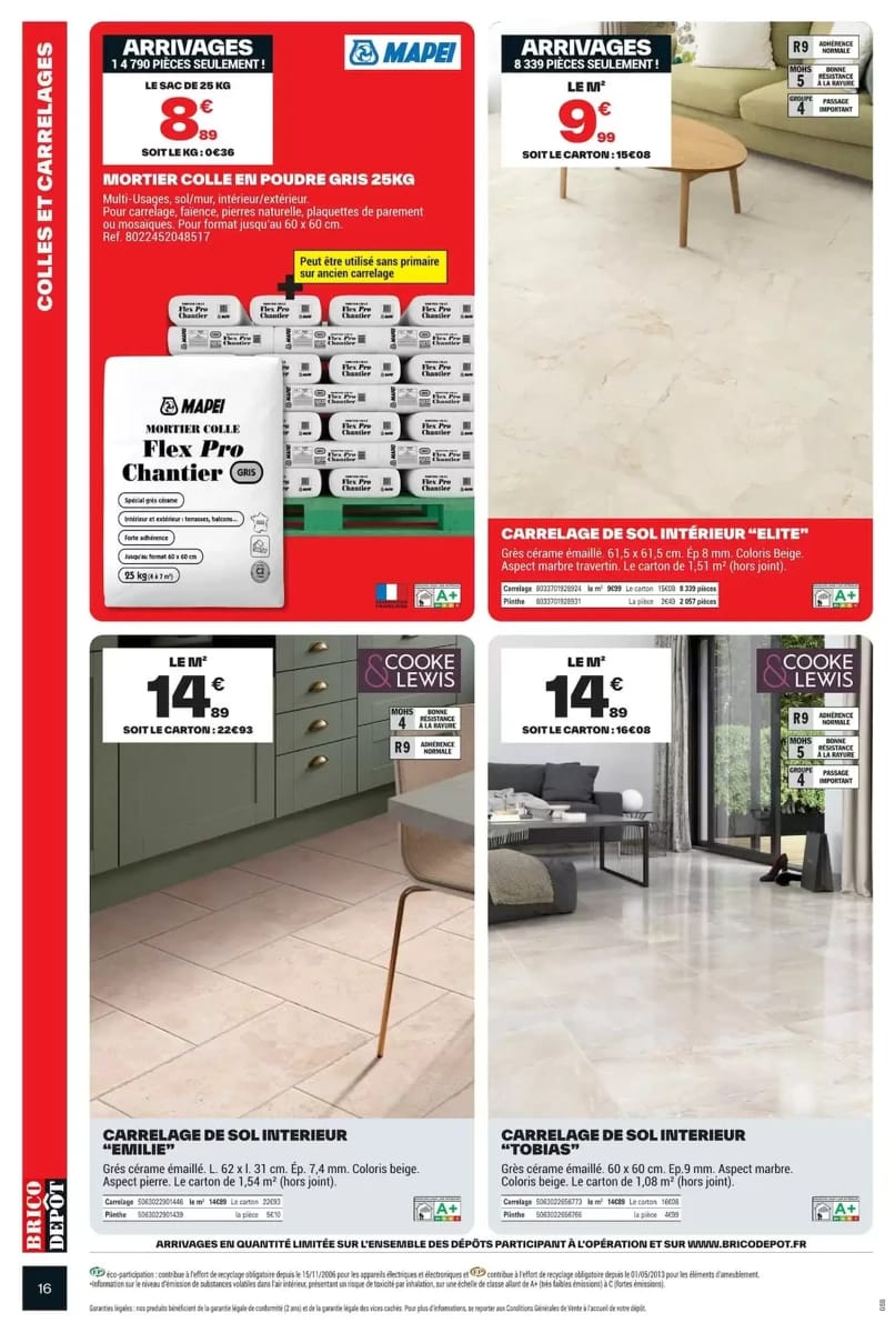 Catalogue Brico Dépôt, page 16 sur 24