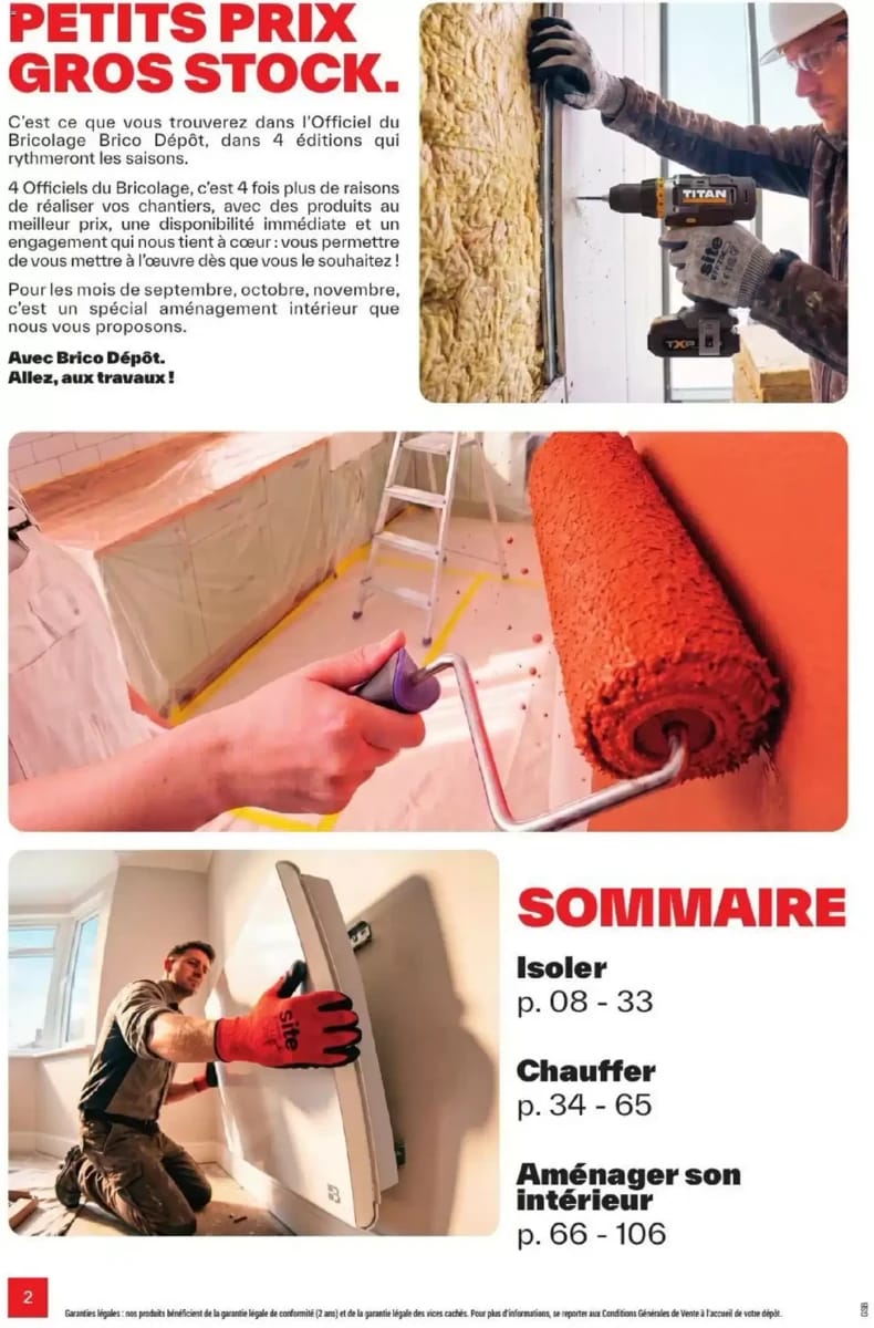 Catalogue Brico Dépôt, page 2 sur 108