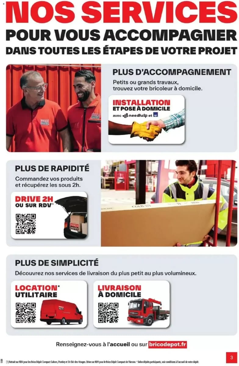 Catalogue Brico Dépôt, page 3 sur 108