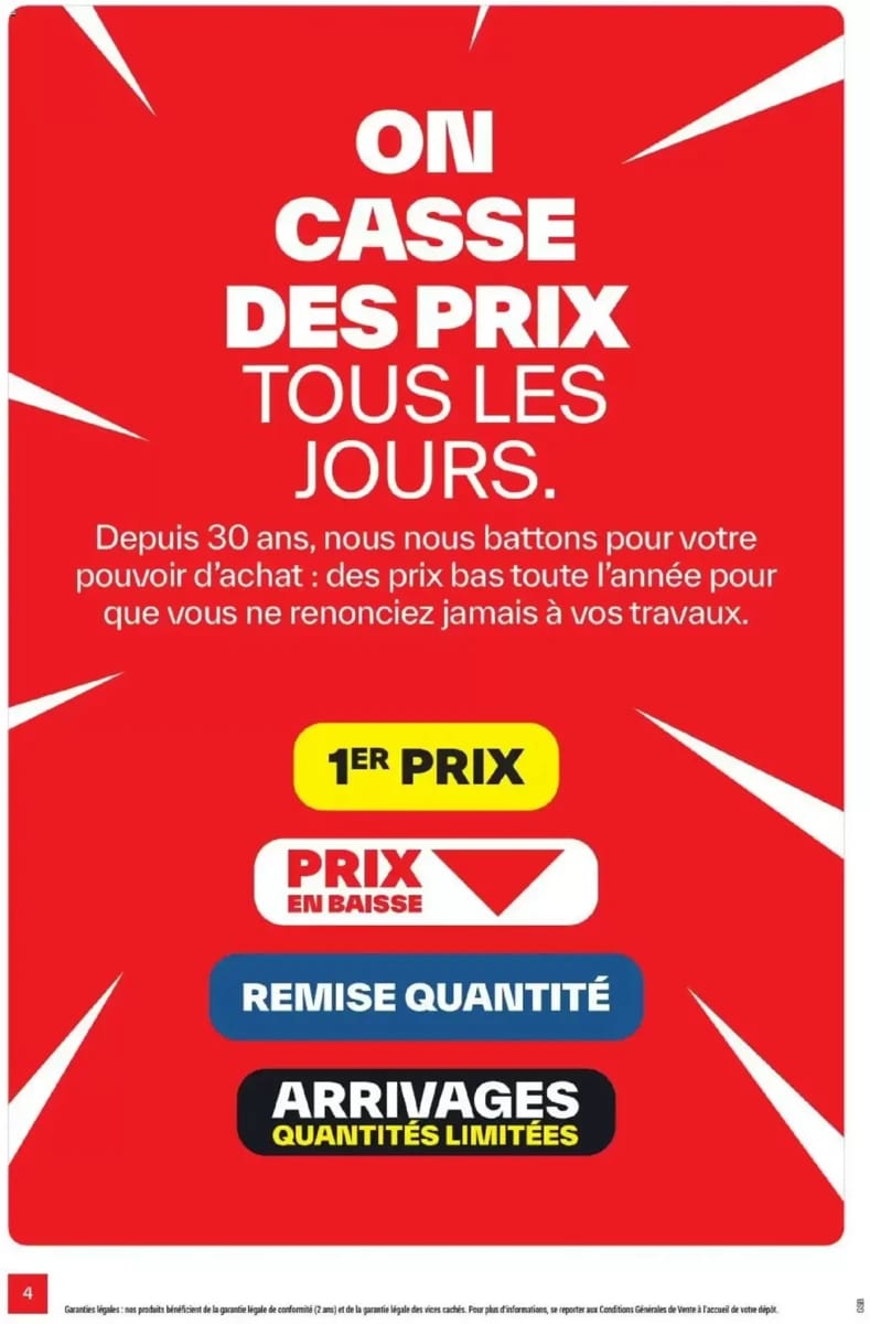 Catalogue Brico Dépôt, page 4 sur 108