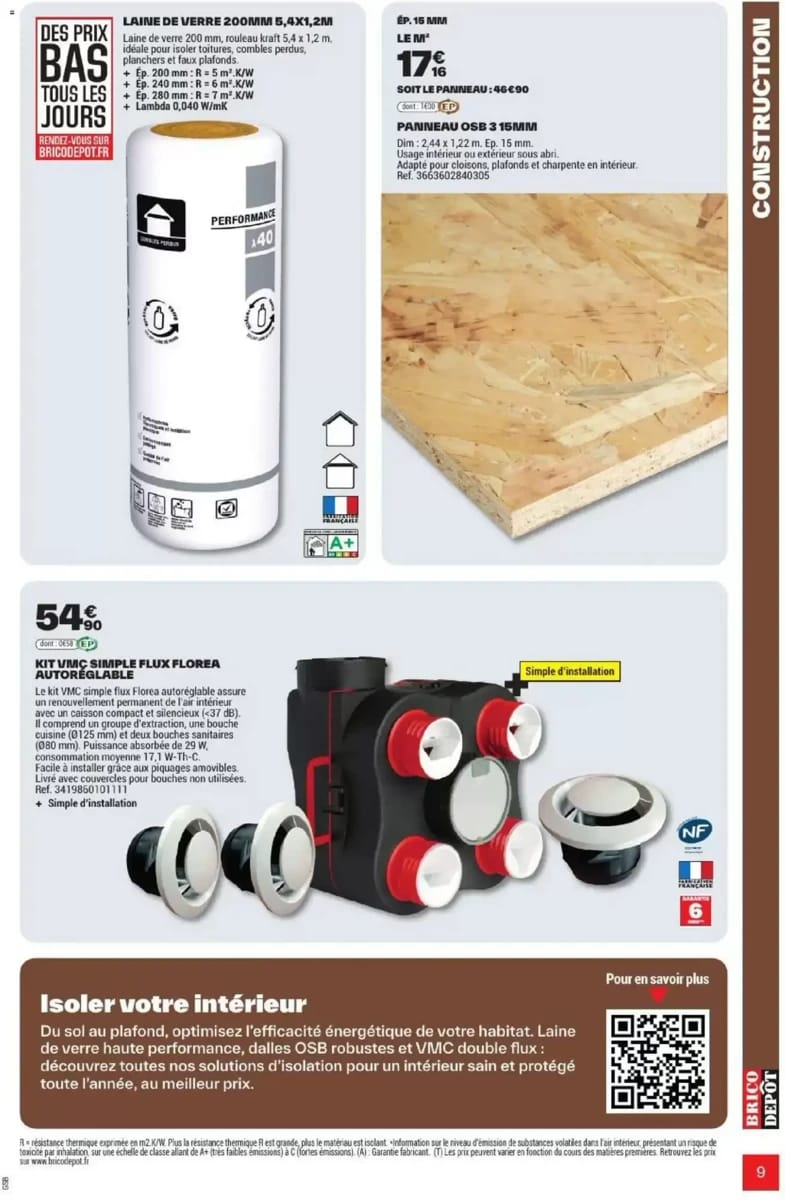 Catalogue Brico Dépôt, page 9 sur 108