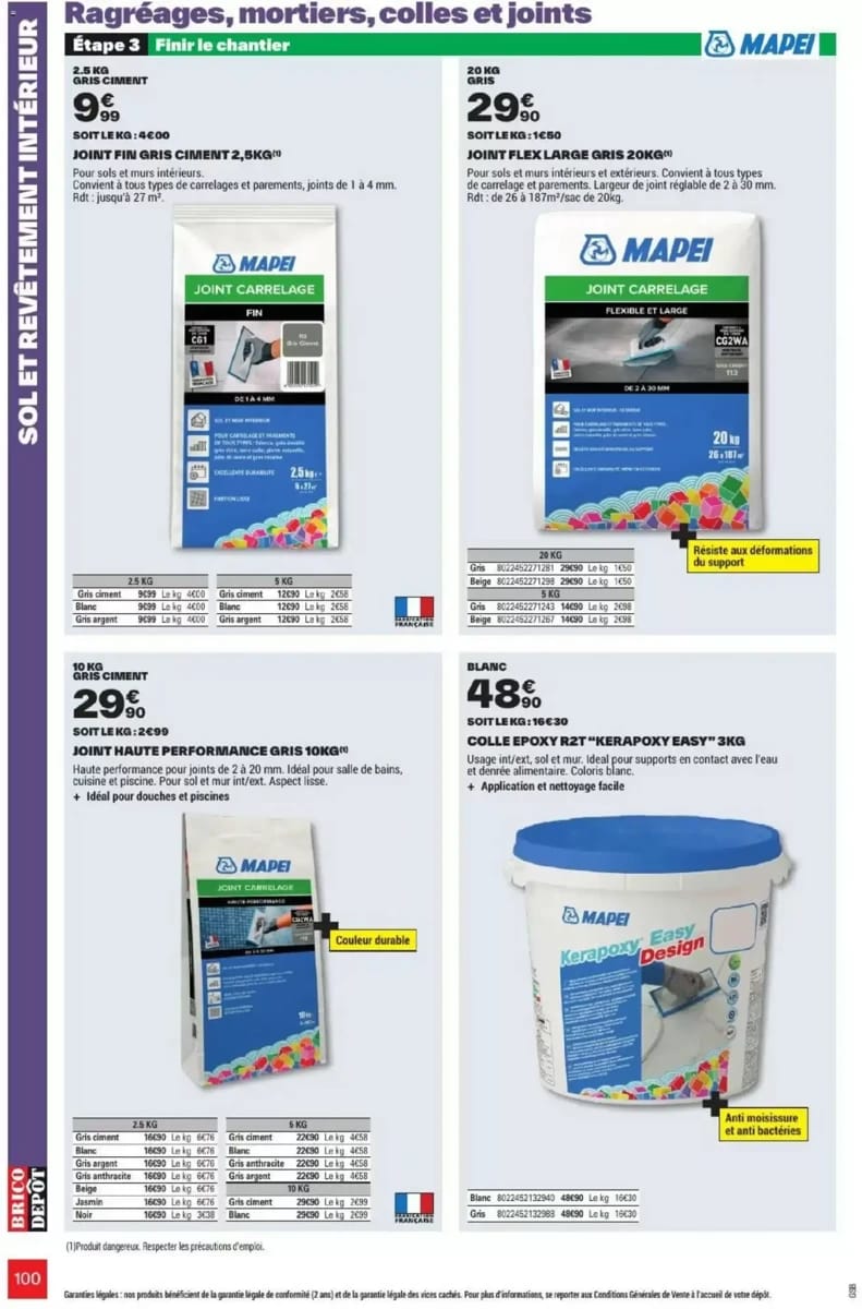 Catalogue Brico Dépôt, page 100 sur 108