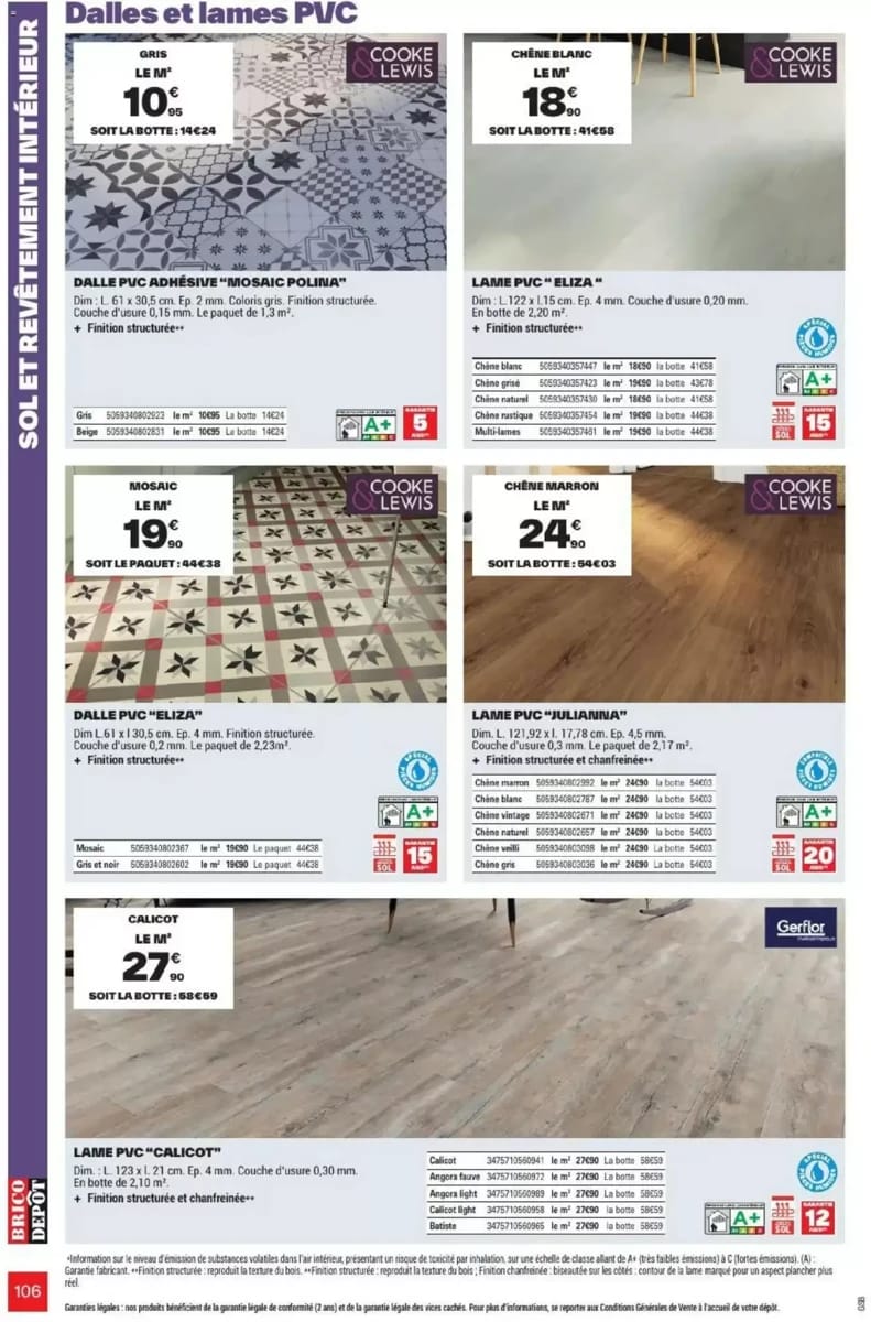 Catalogue Brico Dépôt, page 106 sur 108