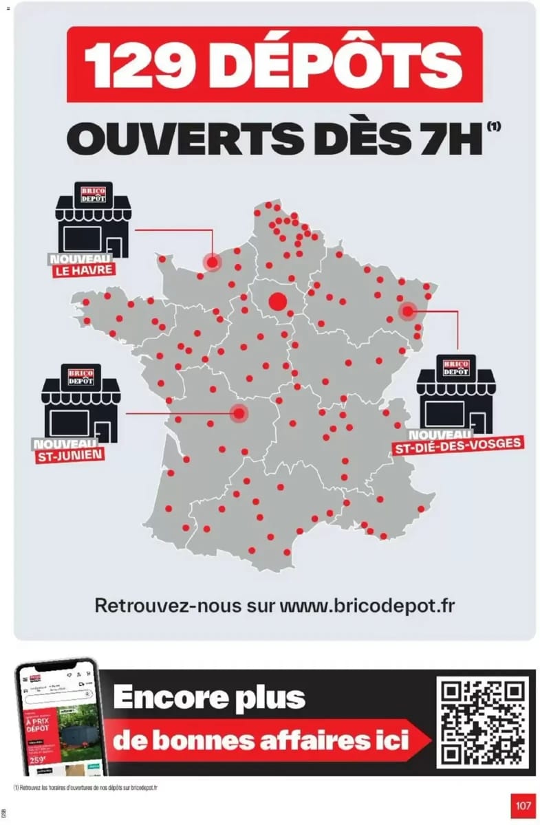 Catalogue Brico Dépôt, page 107 sur 108