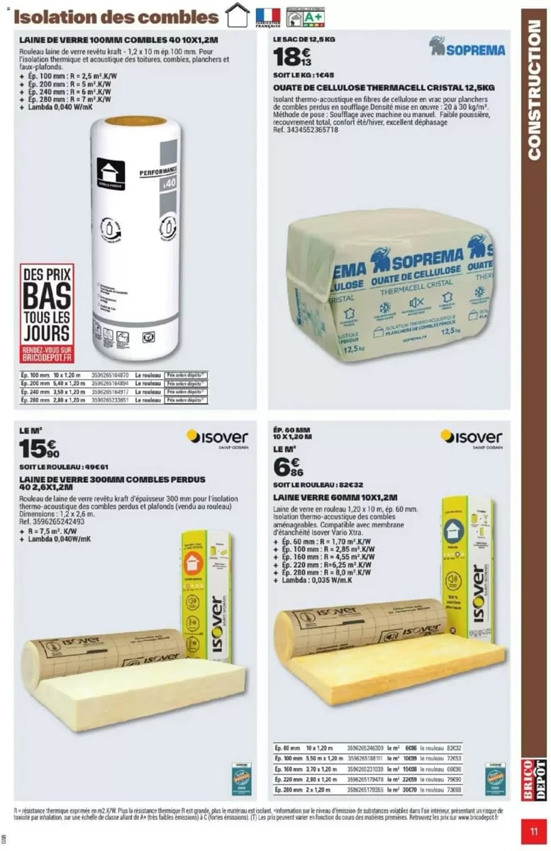 Catalogue Brico Dépôt, page 11 sur 108