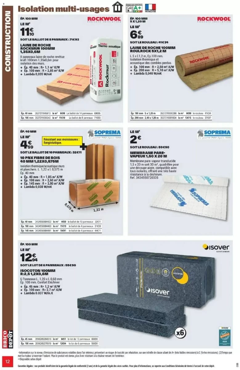 Catalogue Brico Dépôt, page 12 sur 108