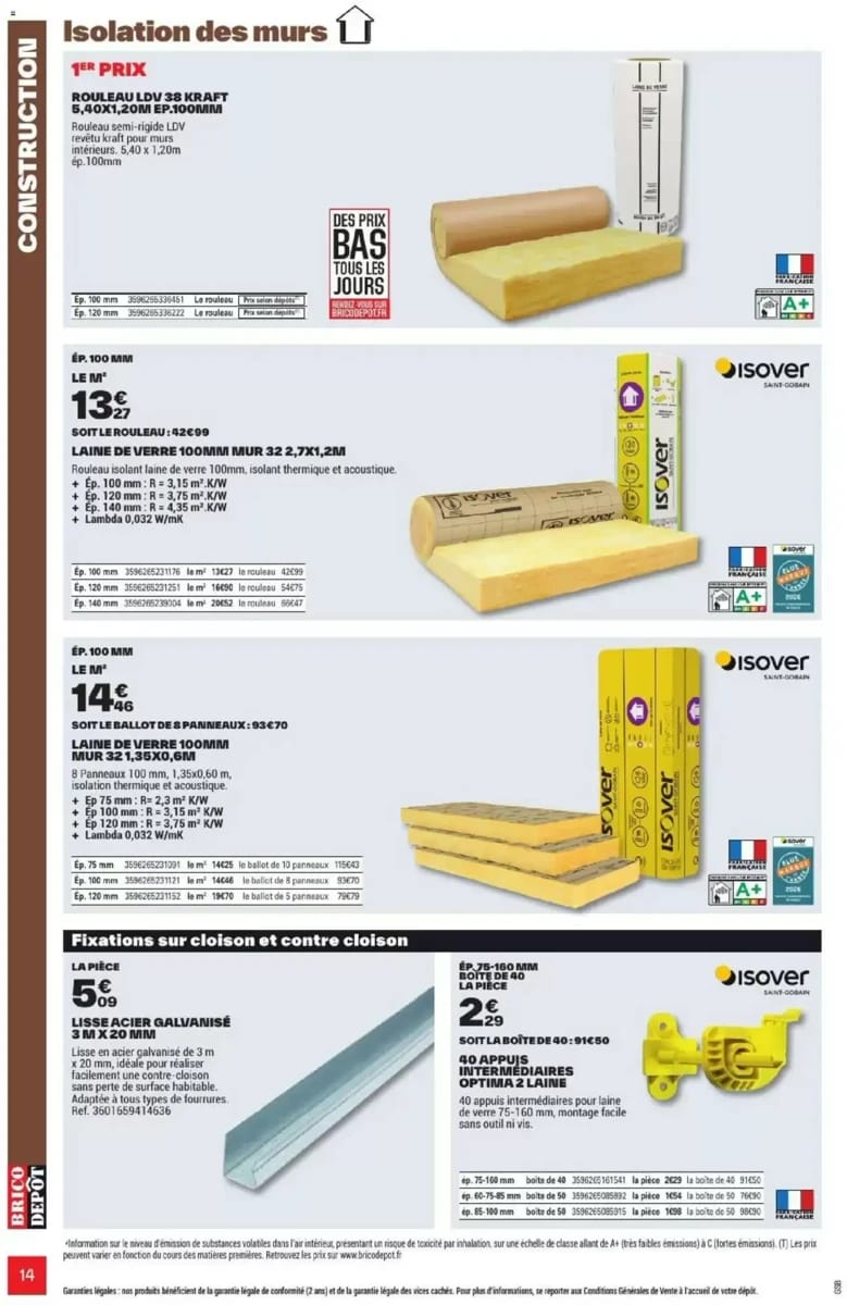 Catalogue Brico Dépôt, page 14 sur 108