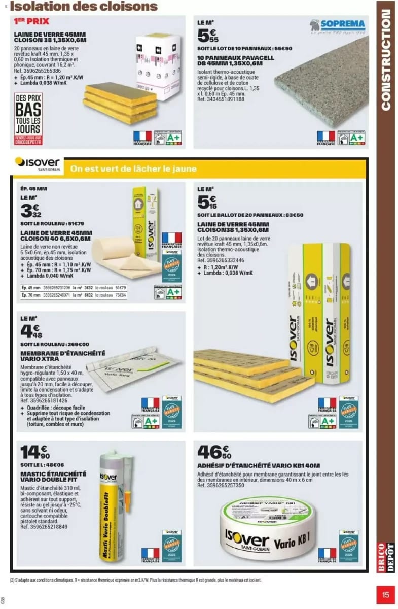 Catalogue Brico Dépôt, page 15 sur 108