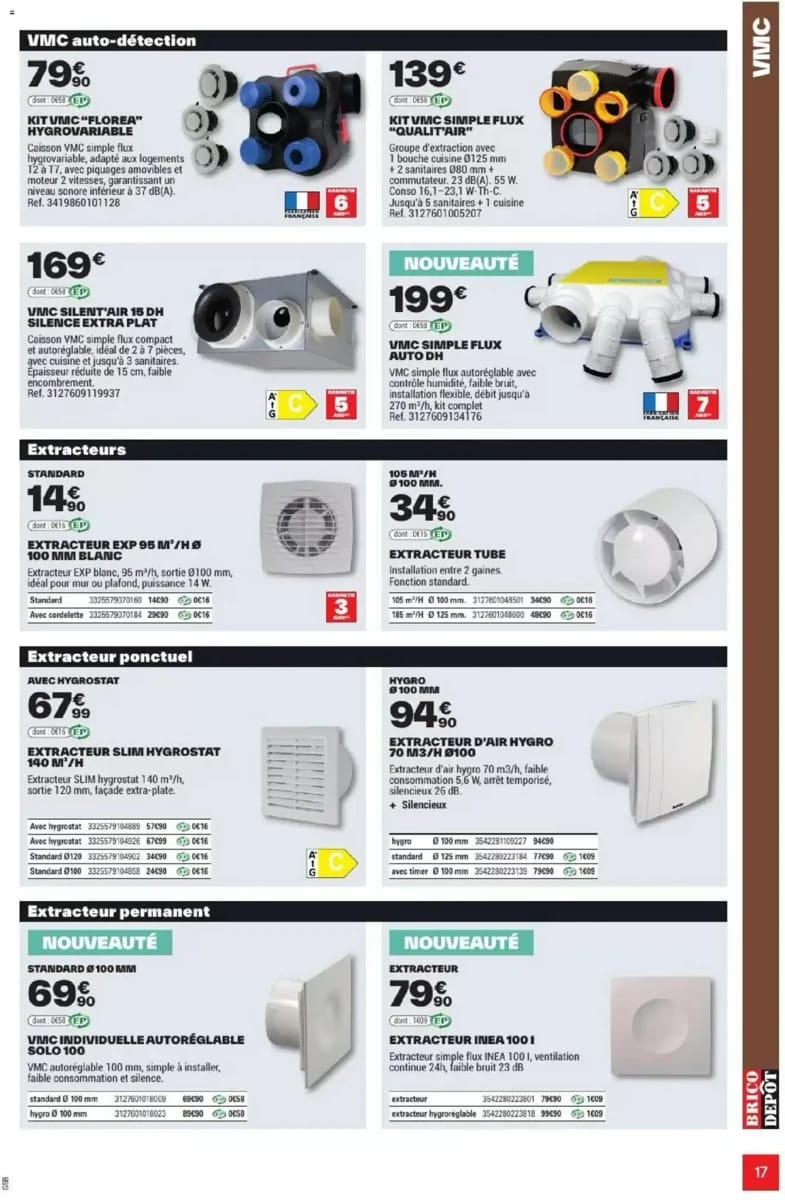 Catalogue Brico Dépôt, page 17 sur 108