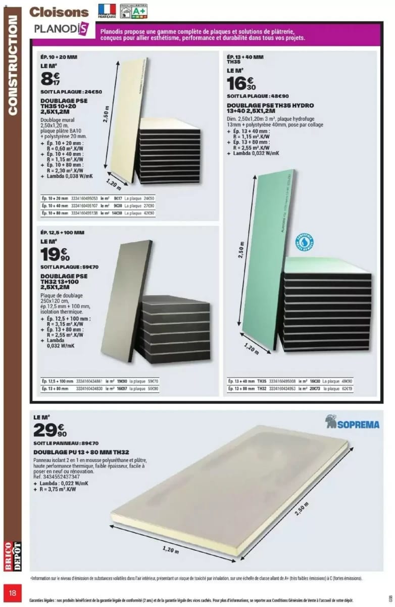 Catalogue Brico Dépôt, page 18 sur 108