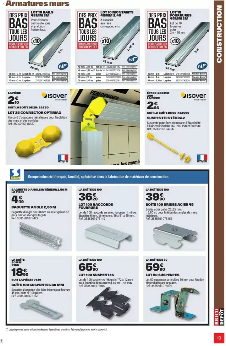 Catalogue Brico Dépôt, page 19 sur 108