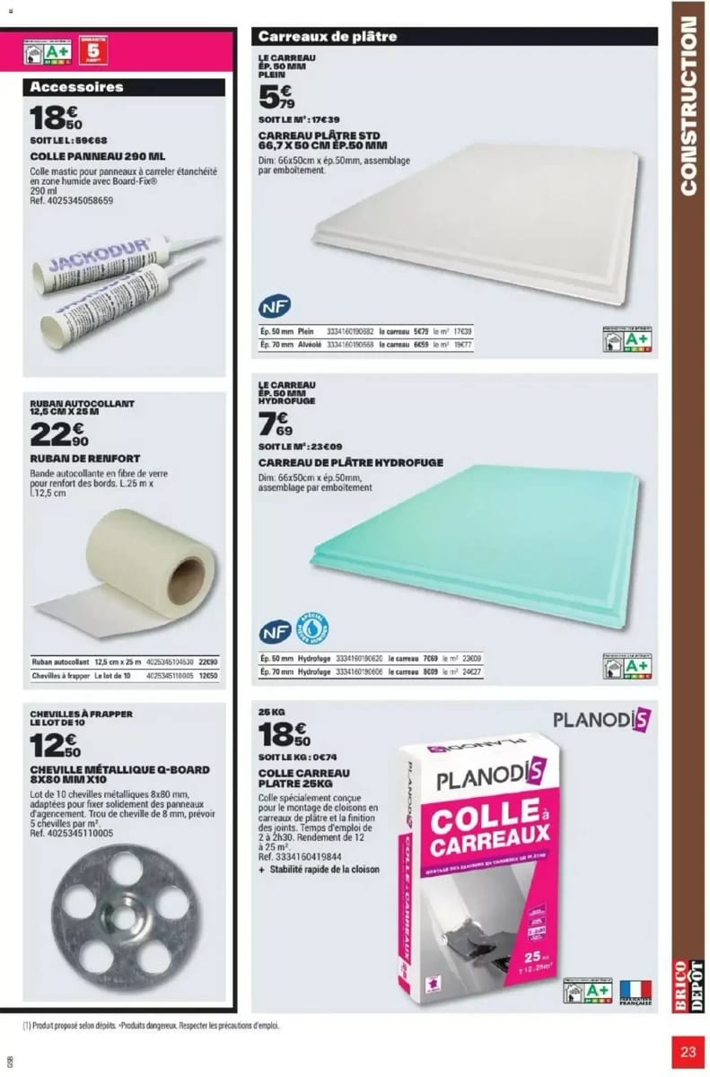 Catalogue Brico Dépôt, page 23 sur 108