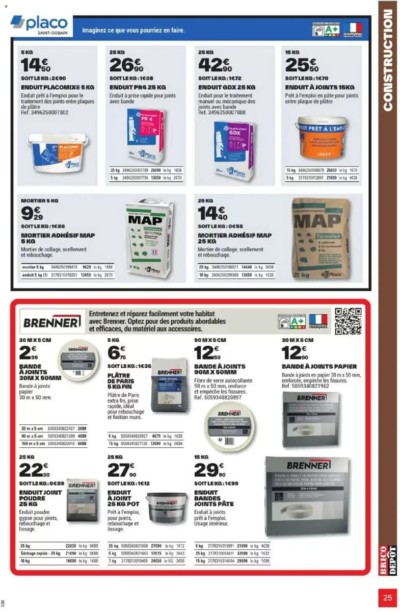 Catalogue Brico Dépôt, page 25 sur 108