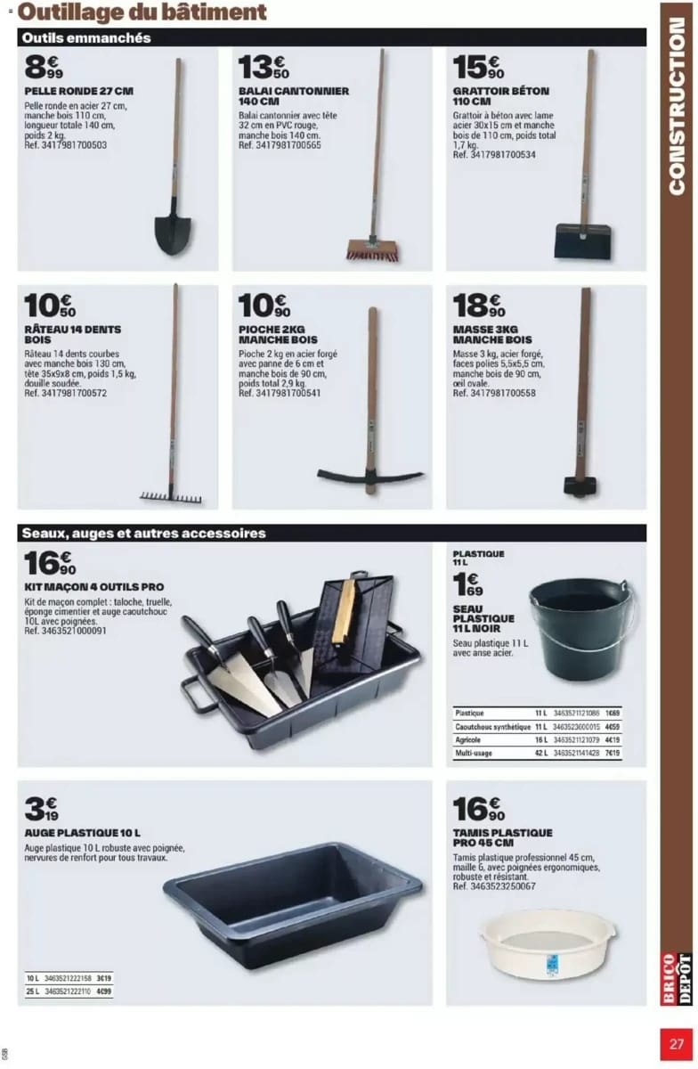 Catalogue Brico Dépôt, page 27 sur 108