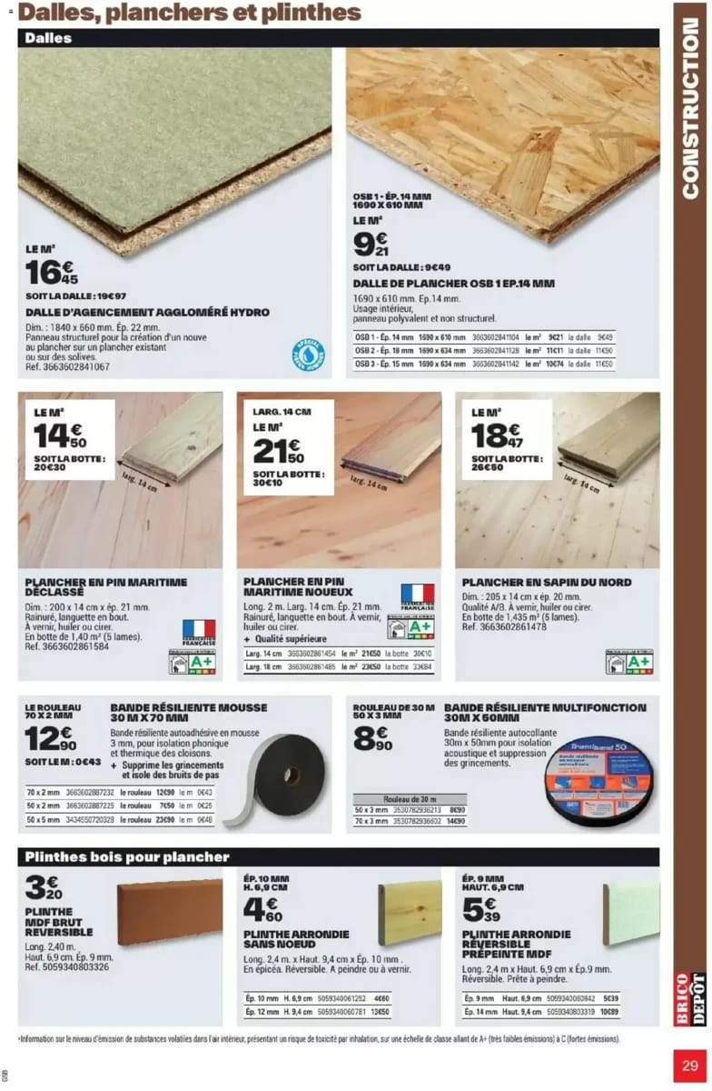 Catalogue Brico Dépôt, page 29 sur 108
