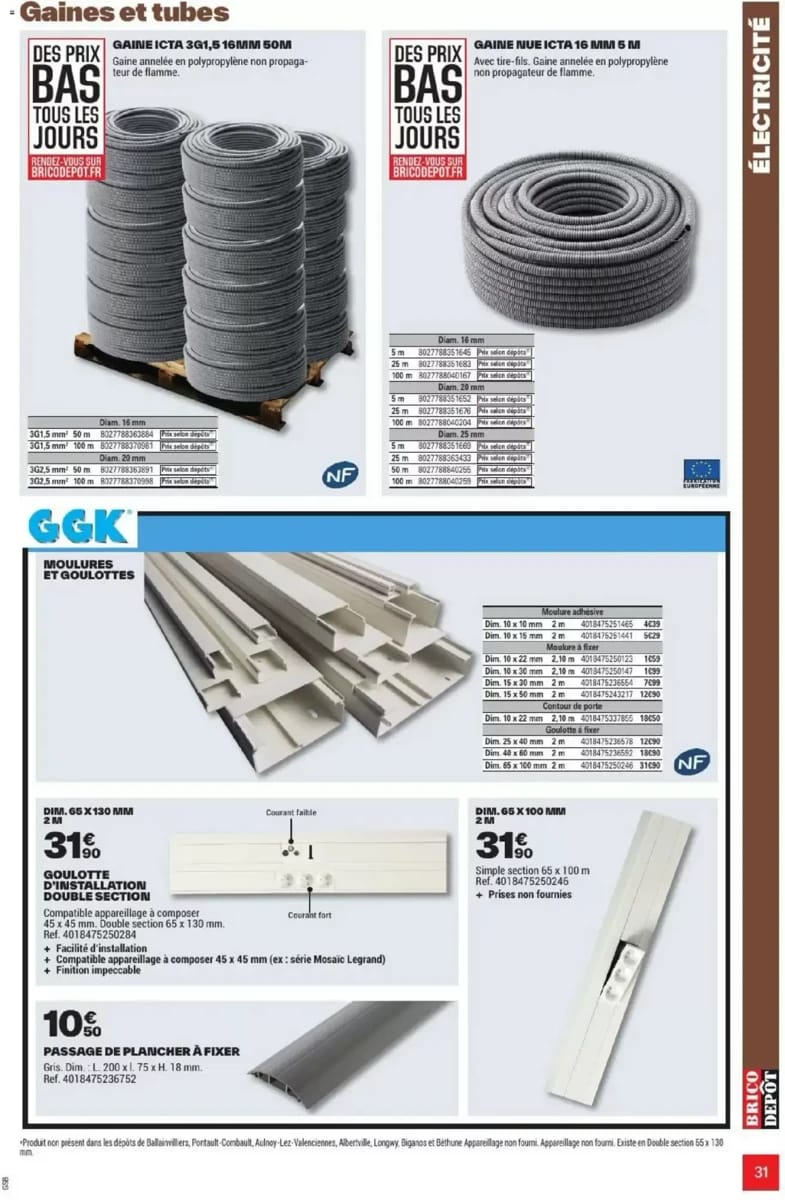 Catalogue Brico Dépôt, page 31 sur 108