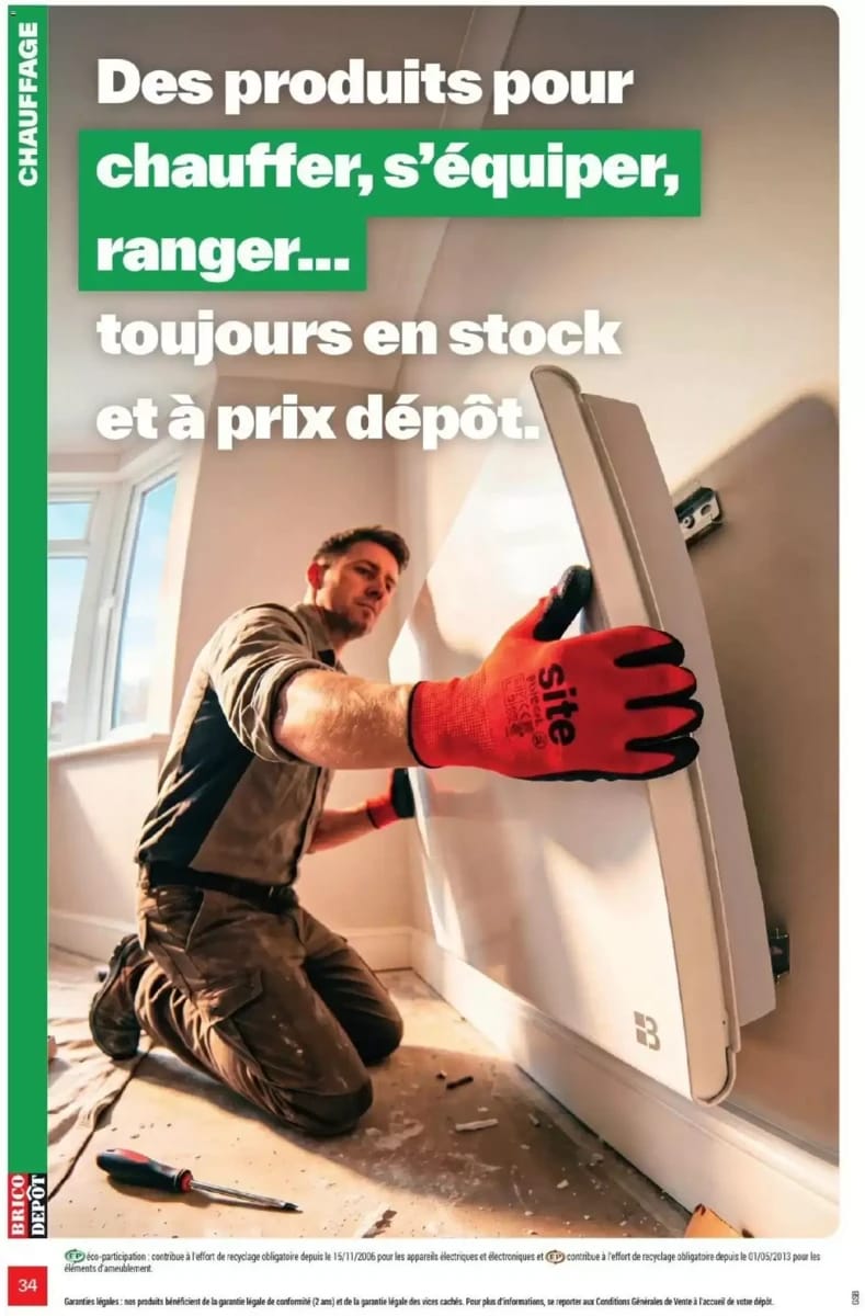 Catalogue Brico Dépôt, page 34 sur 108