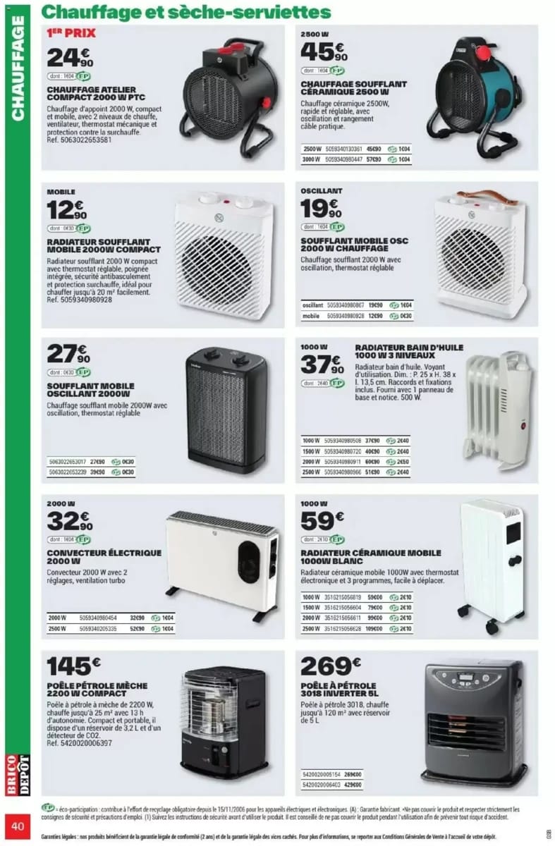 Catalogue Brico Dépôt, page 40 sur 108