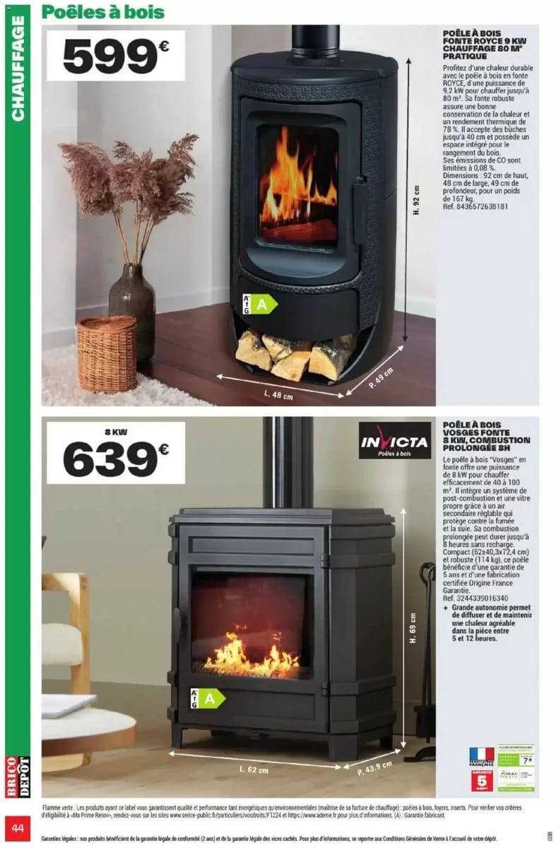 Catalogue Brico Dépôt, page 44 sur 108