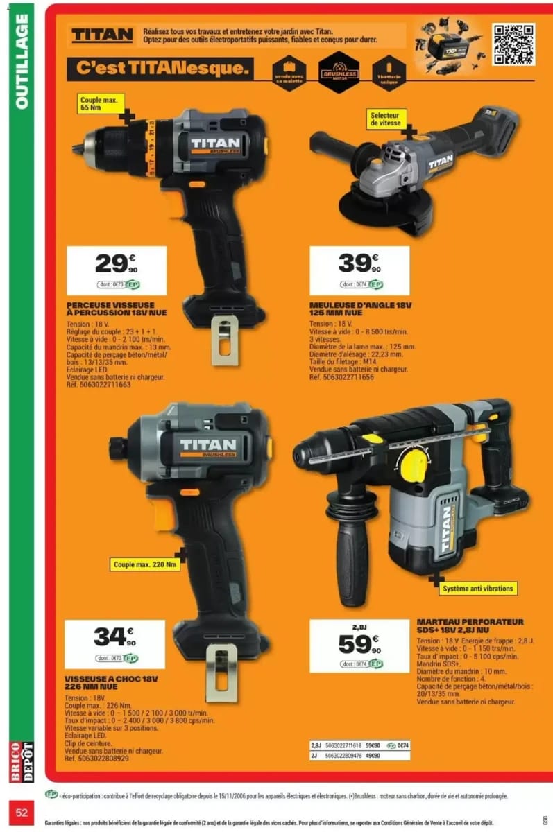 Catalogue Brico Dépôt, page 52 sur 108