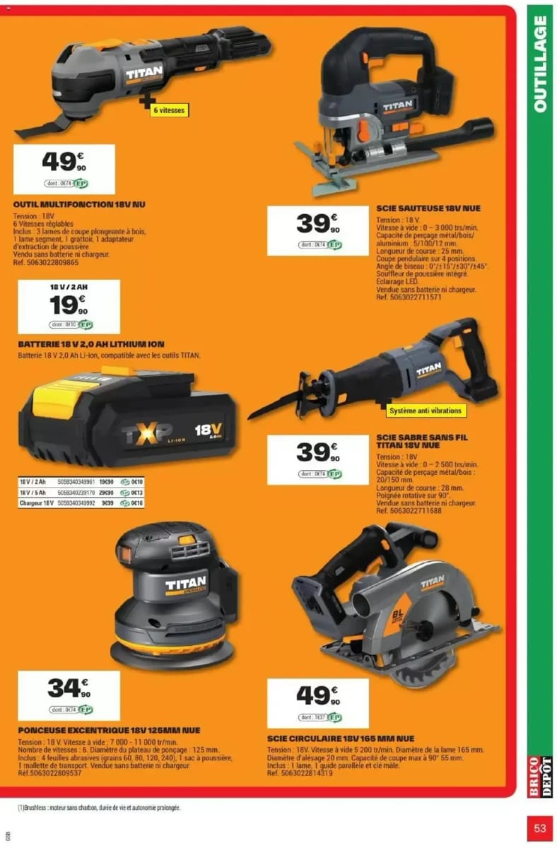 Catalogue Brico Dépôt, page 53 sur 108