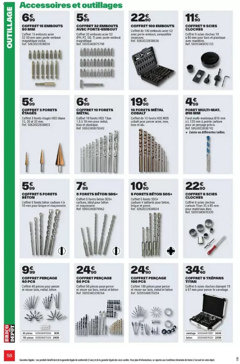 Catalogue Brico Dépôt, page 58 sur 108