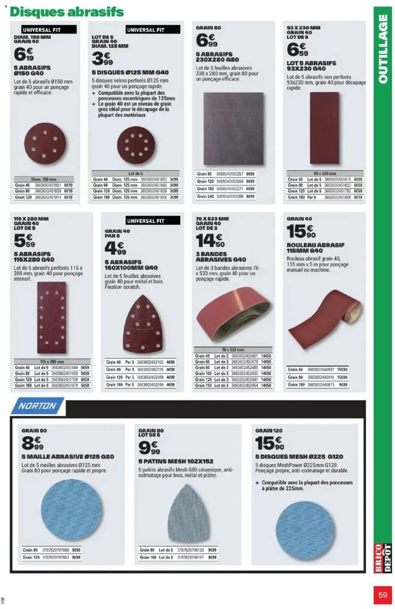 Catalogue Brico Dépôt, page 59 sur 108