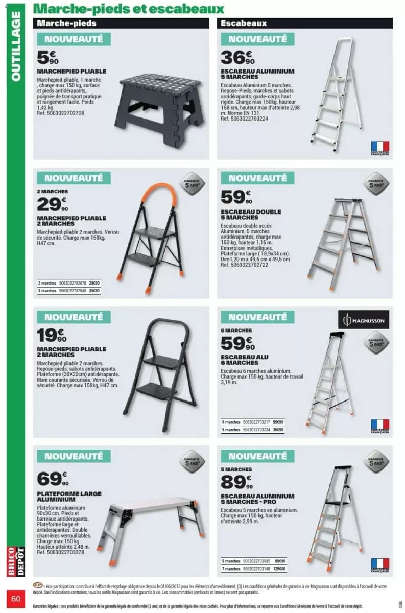 Catalogue Brico Dépôt, page 60 sur 108