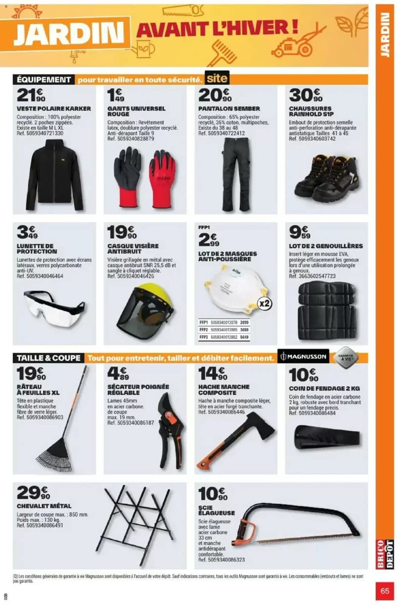 Catalogue Brico Dépôt, page 65 sur 108