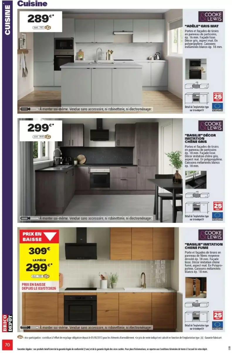 Catalogue Brico Dépôt, page 70 sur 108