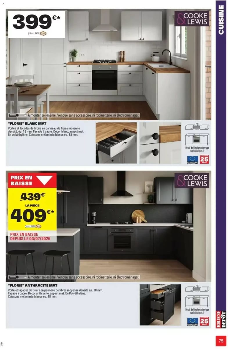 Catalogue Brico Dépôt, page 75 sur 108