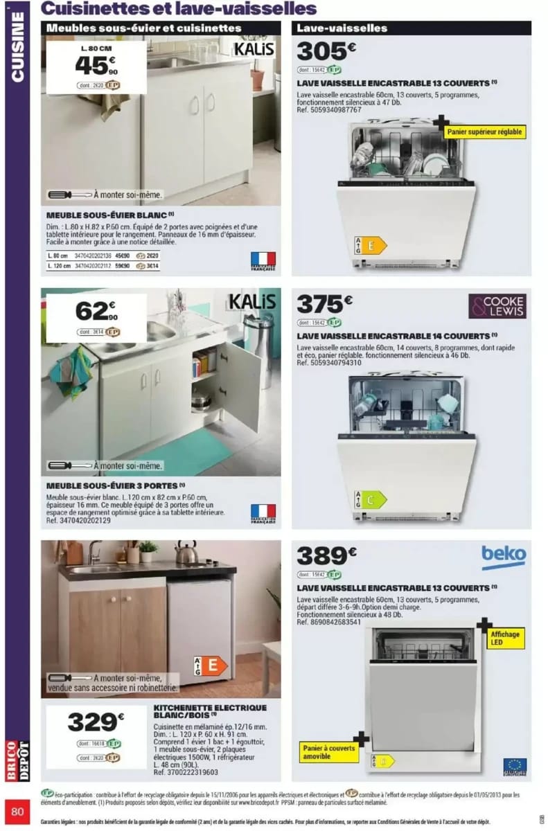 Catalogue Brico Dépôt, page 80 sur 108