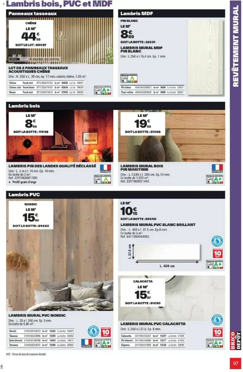 Catalogue Brico Dépôt, page 97 sur 108