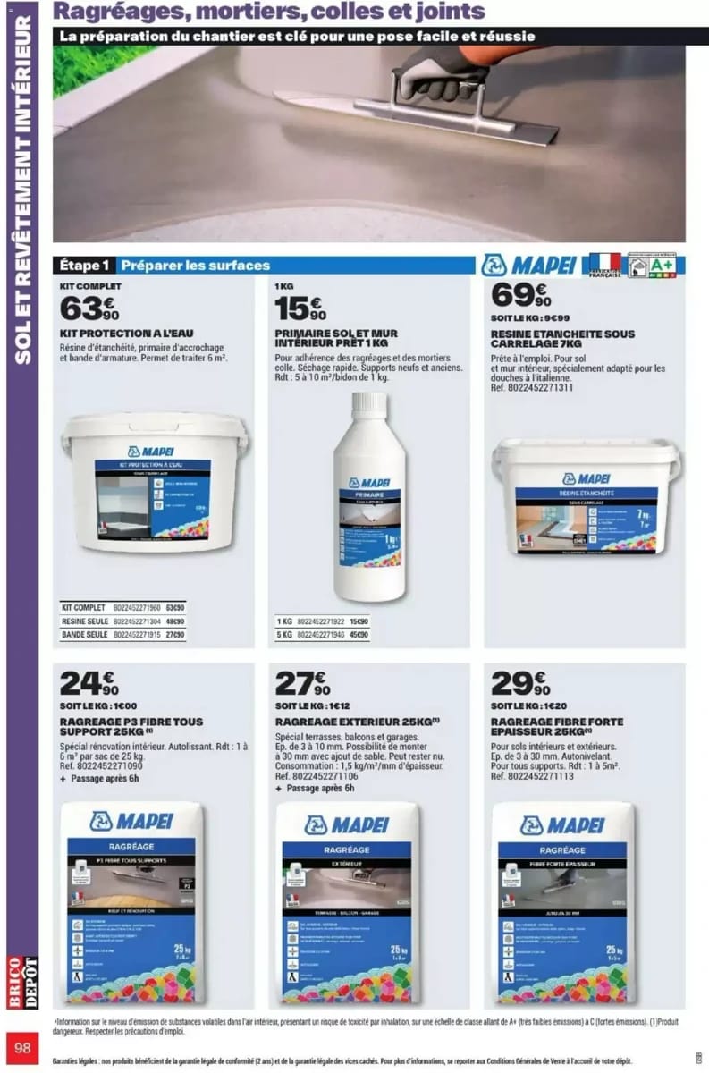 Catalogue Brico Dépôt, page 98 sur 108