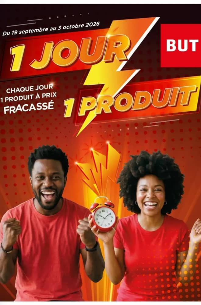 Couverture du catalogue BUT, valable 19 septembre 2026 – 3 octobre 2026