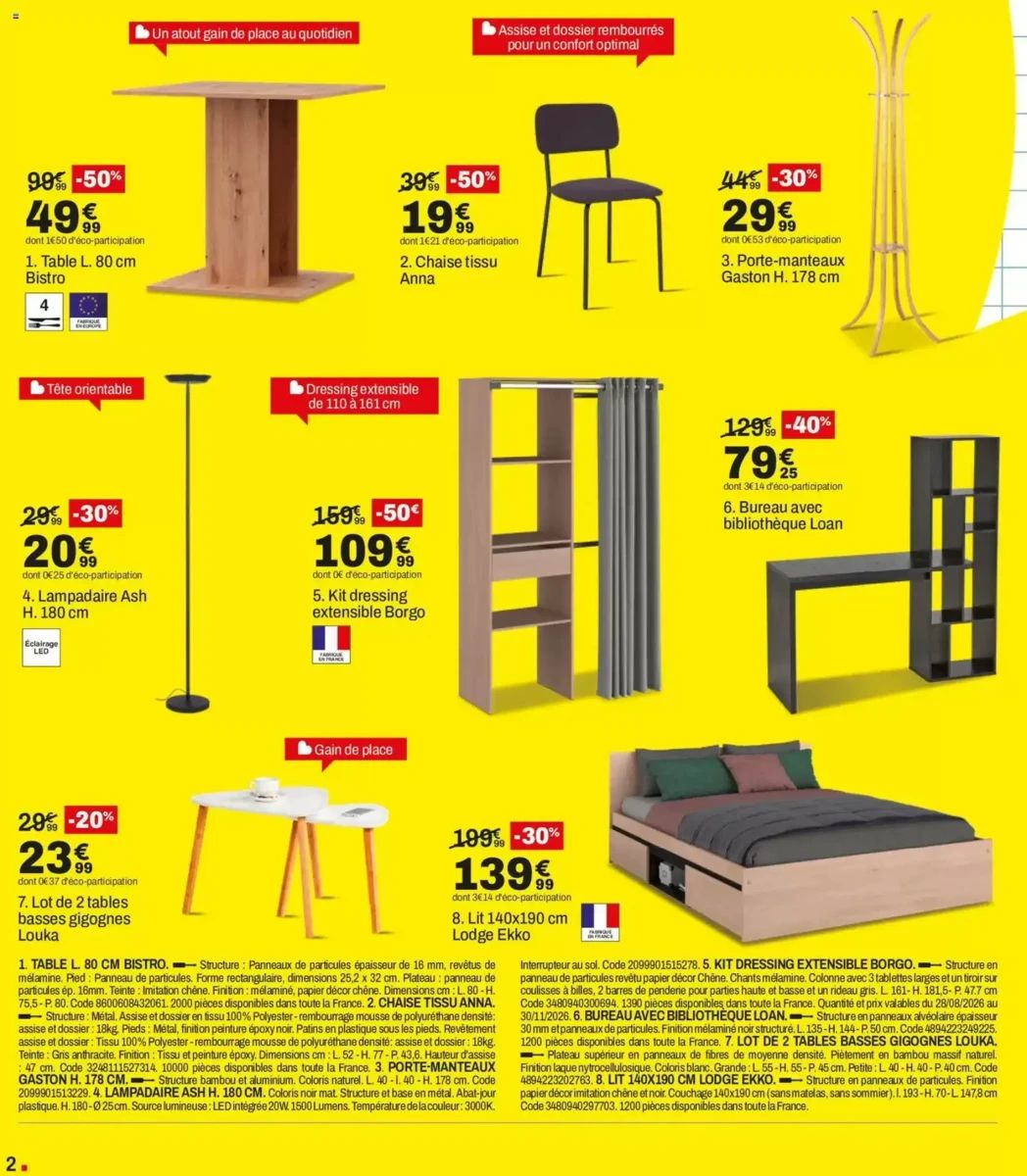 Catalogue BUT, page 2 sur 32