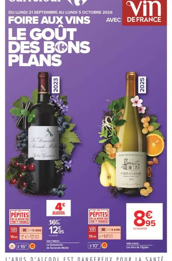 Couverture du catalogue Carrefour, valable 21 septembre 2026 – 5 octobre 2026