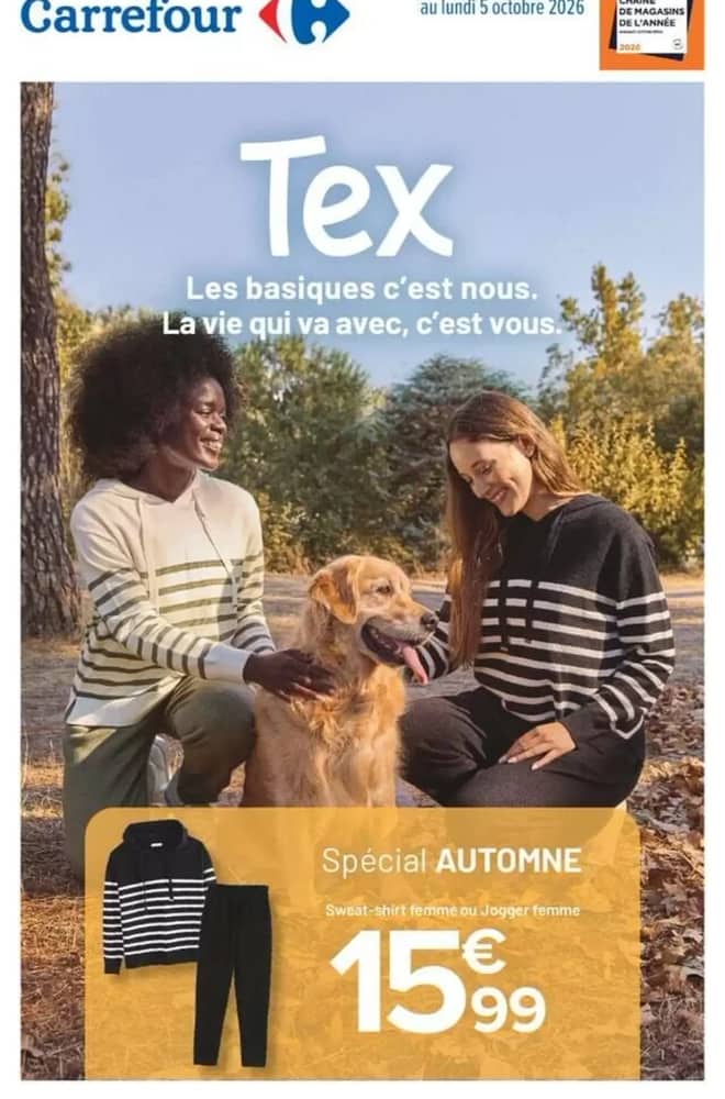 Couverture du catalogue Carrefour, valable 22 septembre 2026 – 5 octobre 2026