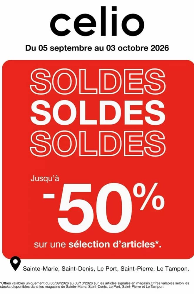 Couverture du catalogue Celio, valable 8 septembre 2026 – 3 octobre 2026