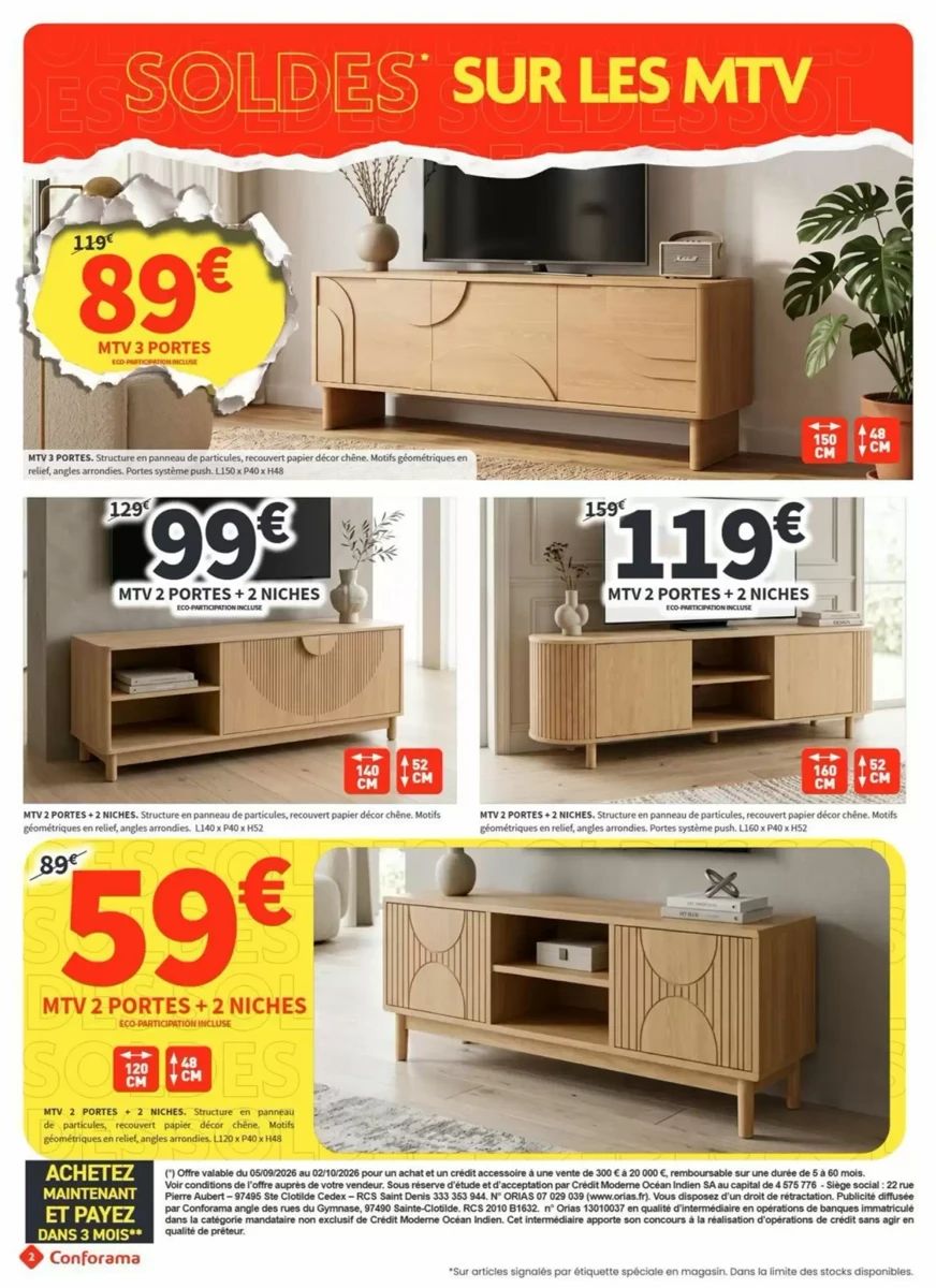 Catalogue Conforama, page 3 sur 58