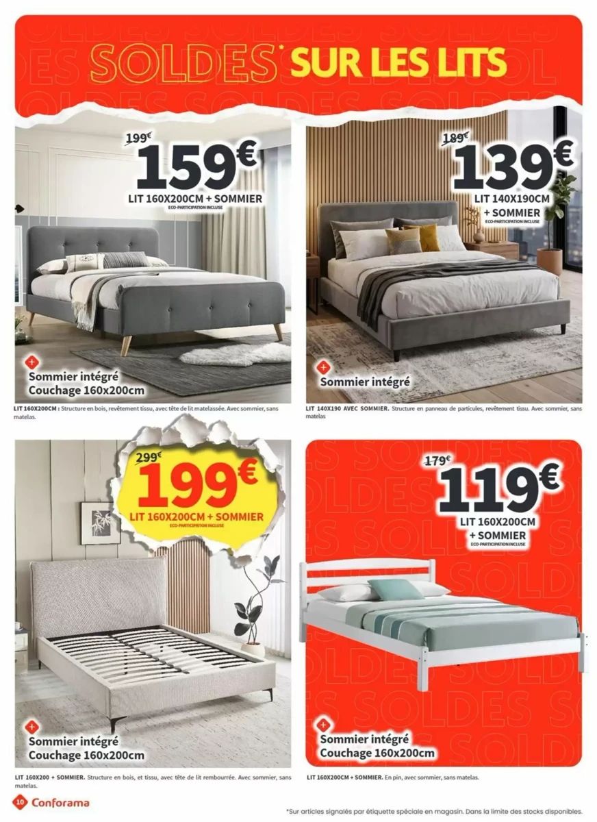 Catalogue Conforama, page 10 sur 58