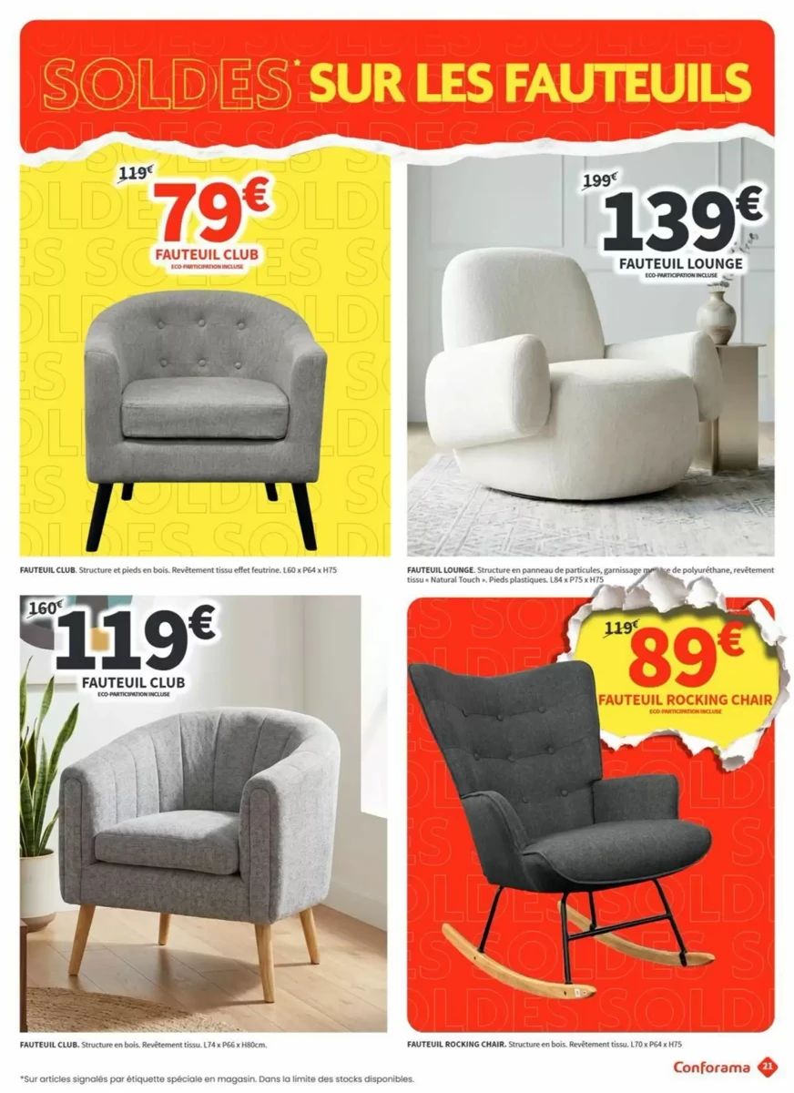 Catalogue Conforama, page 21 sur 58