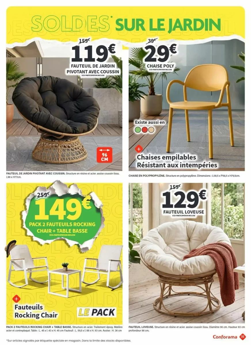 Catalogue Conforama, page 31 sur 58