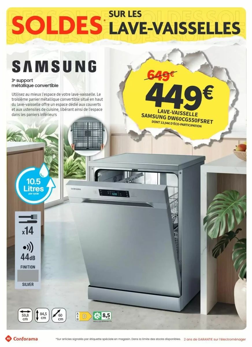 Catalogue Conforama, page 40 sur 58