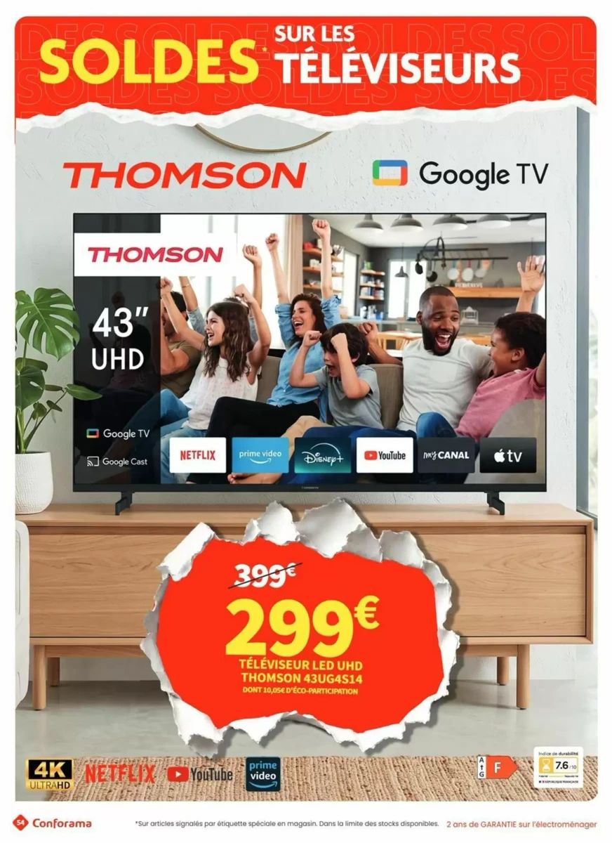 Catalogue Conforama, page 54 sur 58